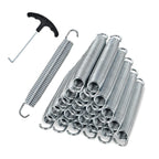 Giantex 7 Heavy-Duty Galvanized Trampoline Springs, Steel Wire Spring Replacement Kit, High Tensile Durable Trampoline Parts, Ea