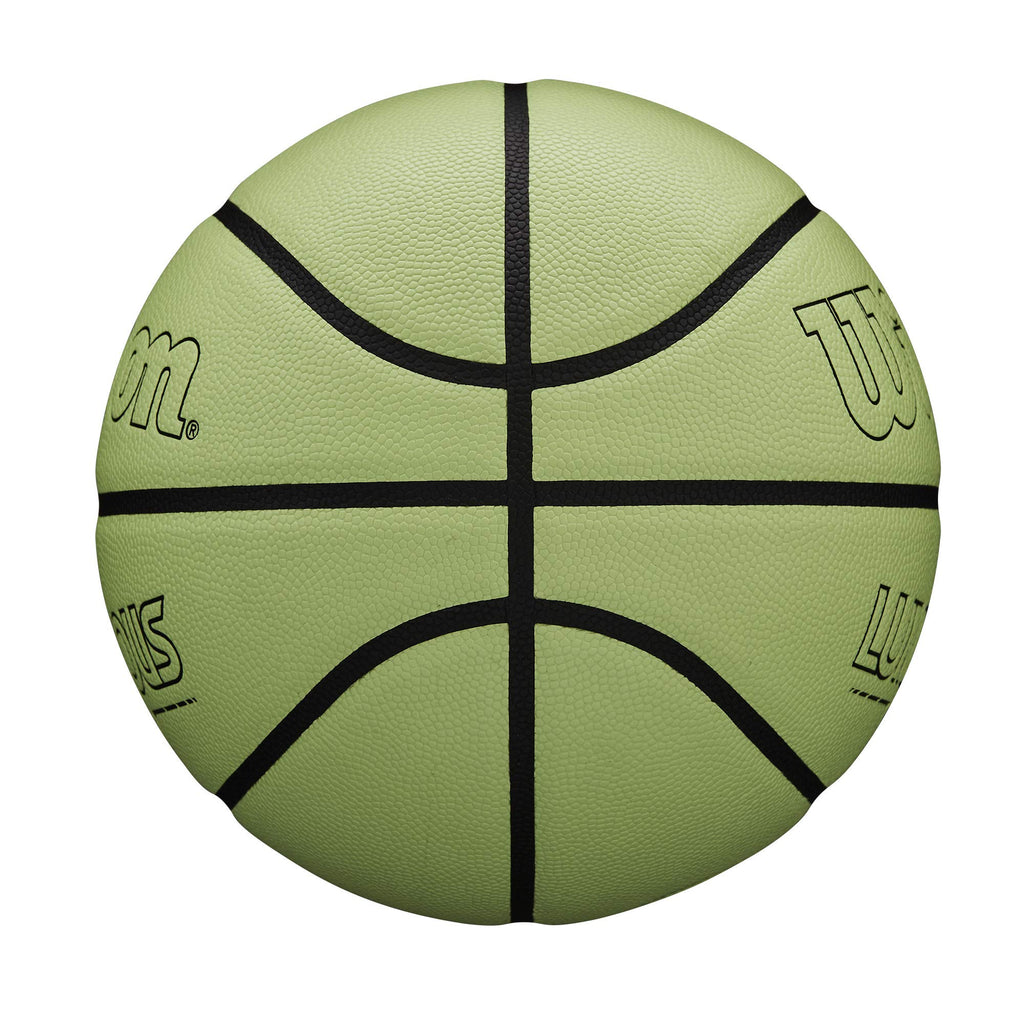 Wilson Luminous Glow Basketball - Size 7 - 29.5'', Green