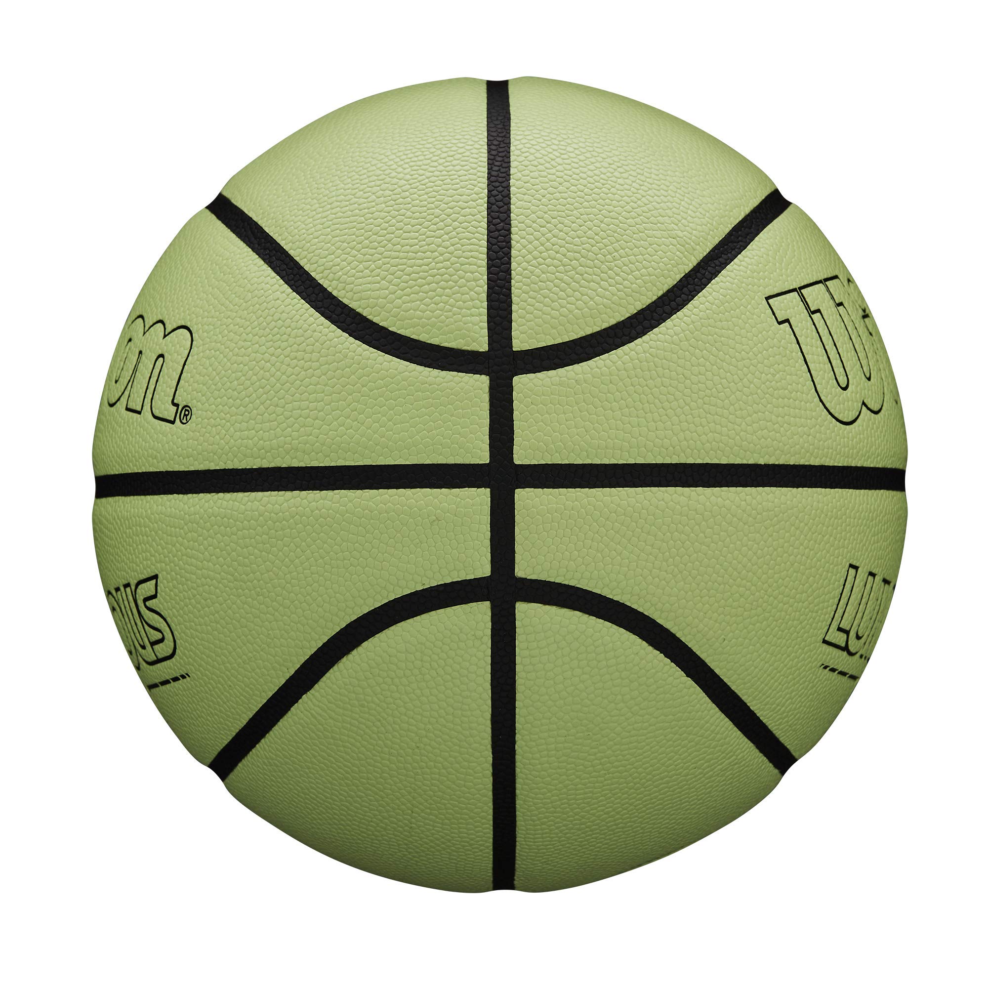 Wilson Luminous Glow Basketball - Size 7 - 29.5'', Green