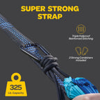 Durable Hammock 400 Lb Capacity, Nylon Camping Hammock Chair - Double Or Single Sizes W/Tree Straps And Attached Carry Bag - Por