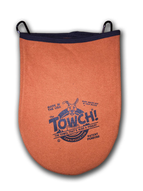 (Carolina Clay) - Towch Disc Golf Towel Pouch - 3 to 5 Disc Bag - Choice of 11 Colours