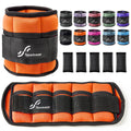Adjustable Ankle Weights, 4.6 kg Sportneer 1 Pair Wrist Weights Arm Leg Weight Straps Equipment for Indoor Outdoor for Fitness, 