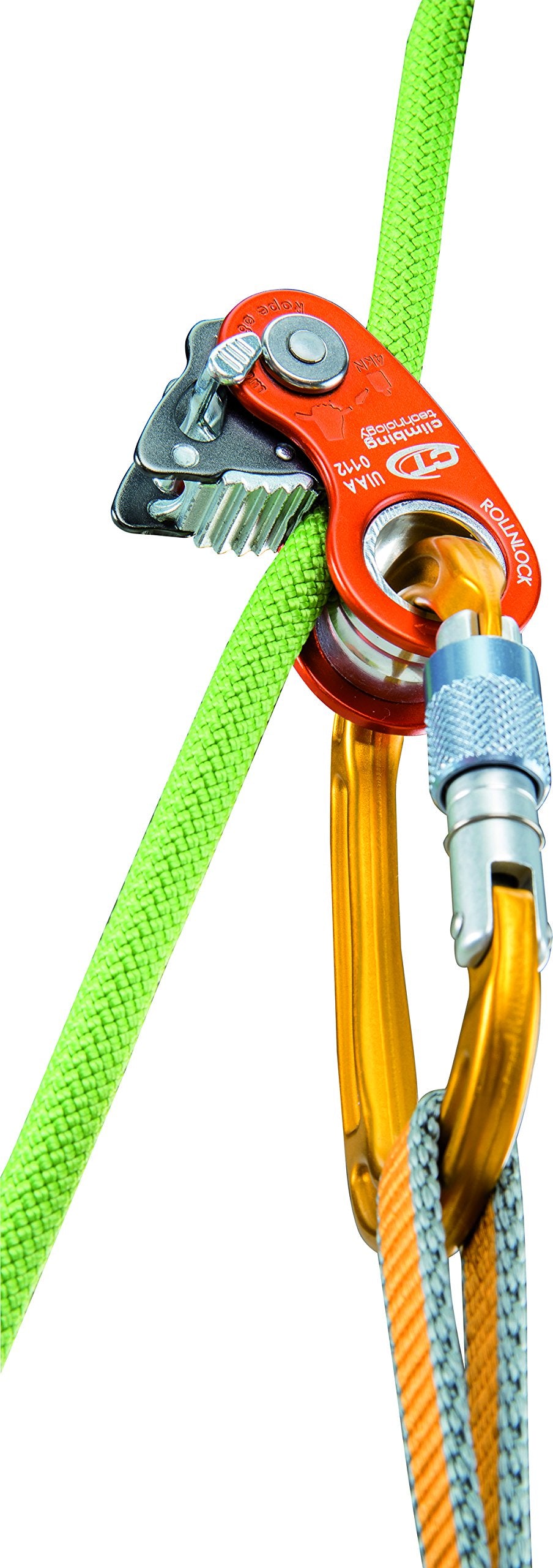 Climbing Technology Rollnlock Pulley, Orange, One Size
