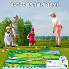 Vatos Golf Chipping Game Mat With Club, Golf Practice Mats Golf Training Mat Indoor Outdoor For Kids Adults Family, Golf Hitting