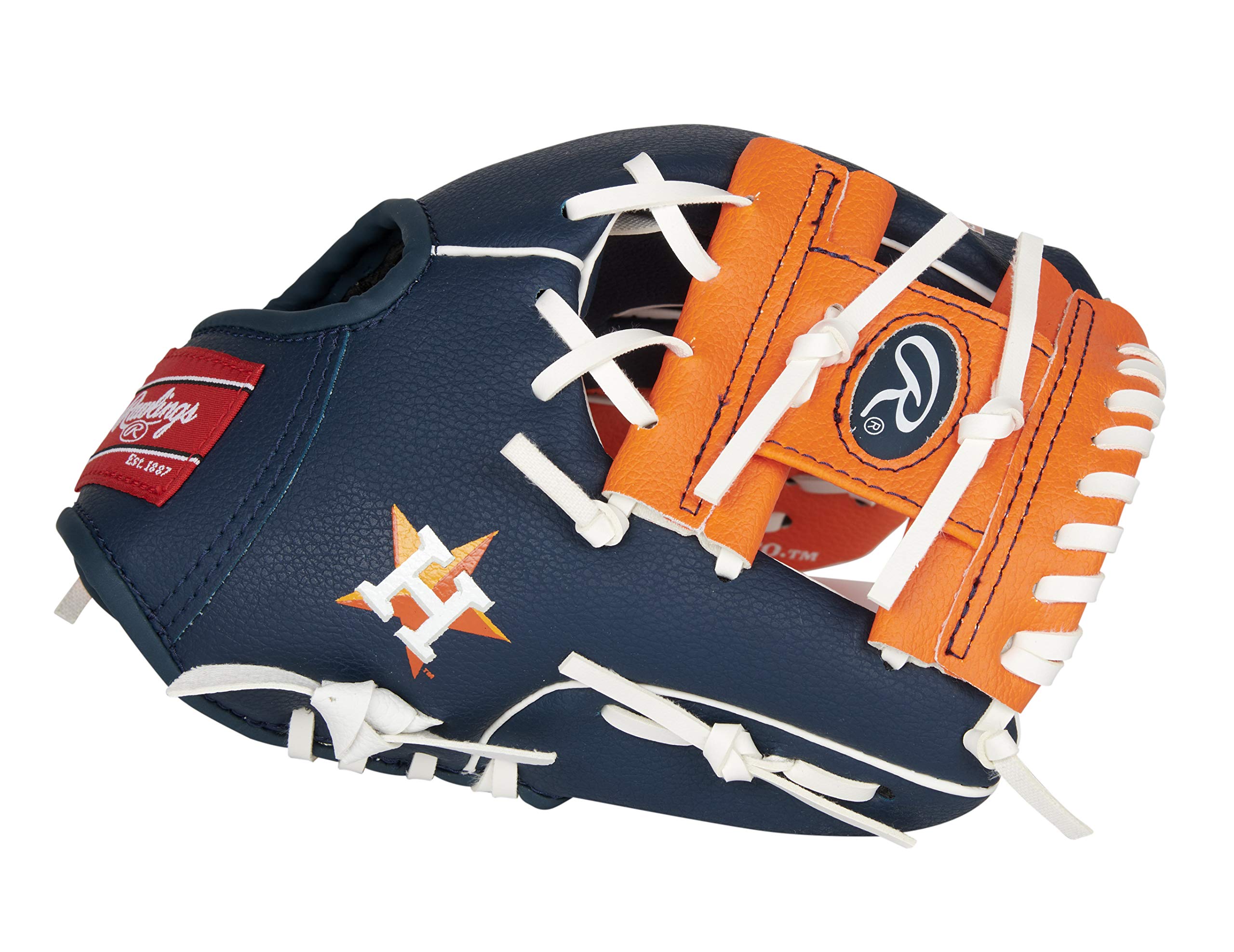 Rawlings | MLB Players Glove Series | T-Ball & Youth Baseball Gloves | Houston Astros | 10 | Navy