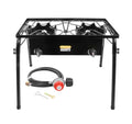 Concord Double Propane Burner, Outdoor 2 Burner Camping Stove For Cooking/Home Brewing/Making Sauce
