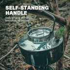 Fire-Maple Antarcti Portable 1 Liter Lightweight Stainless Steel Camping Kettle | Durable And Portable Camp Tea Pot | Ideal For