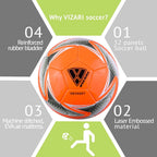 Sport Usa Odyssey Soccer Ball-Orange - Vizari Sports