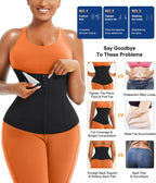Traininggirl Women Waist Trainer Trimmer Corset Weight Loss Tummy Wrap Workout Belt Sweat Belly Band Sports Girdle Sauna Suit