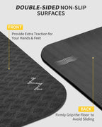 CAMBIVO Large Yoga Mat (6x 4), Extra Wide Workout Mat for Men and Women, 0.4 Thick Exercise Fitness TPE Mat for Home Gym, Yo