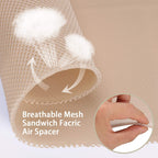 10L0L Golf Cart Seat Covers For Ezgo Txt Rxv & Club Car Ds 2000-Up, Breathable Air Mesh Fabric Washable - Beige Blue