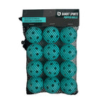 Bandit Sports Popper Plastic Baseballs, Made of Impact-Resistant and Rebounding Material, Perfect Practice Baseballs & Hitting B