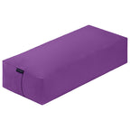 Retrospec Sequoia Meditation Cushion & Yoga Bolster Pillow With Cotton Cover - Supportive 24x12x6in Rectangle for Spine Relief, 