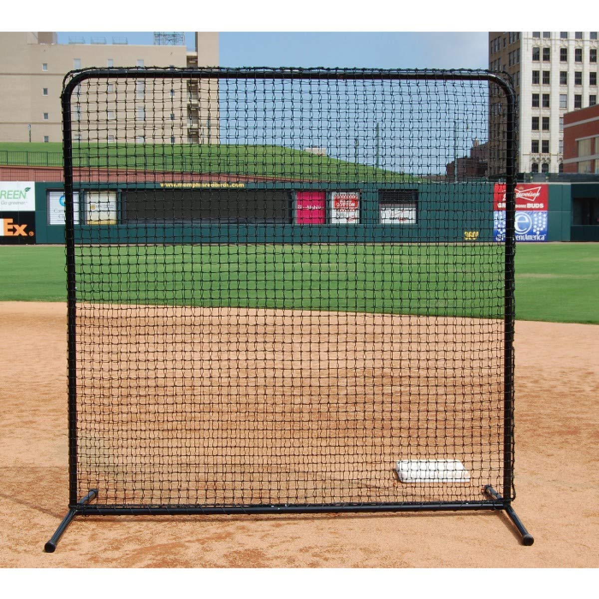 Trigon Sports Black Series Fungo Screen, Softball & Baseball Pitching Net, Screen Softball Net for Training, Size: 7 x 7