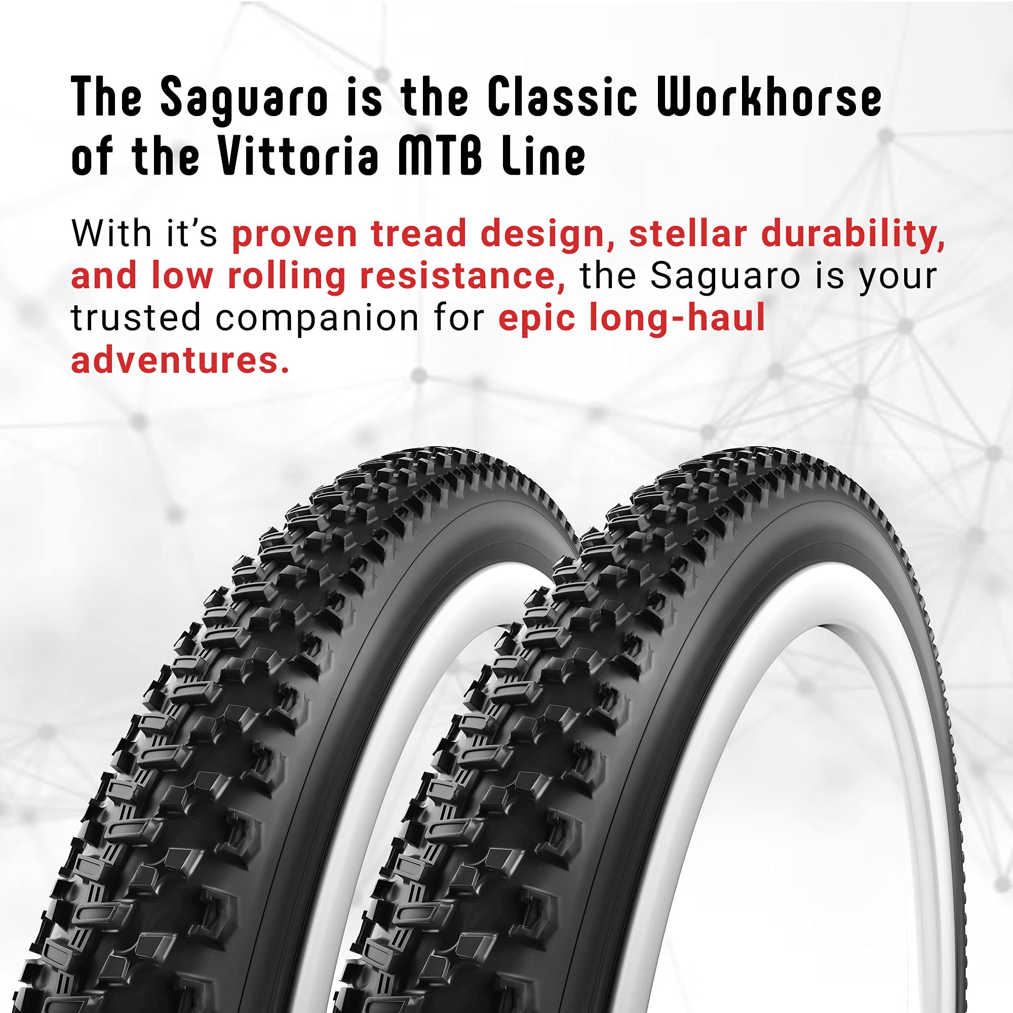Vittoria Saguaro All-Conditions Xc Mtb Tire- Tubeless Bicycle Tires - 29 X 225