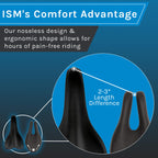 Ism Pr 1.0 Noseless Bicycle Seat - Anatomic Relief Bicycle Saddle For Hybrid Bikes, Time Trial Bikes, Road Bikes, And Mountain B