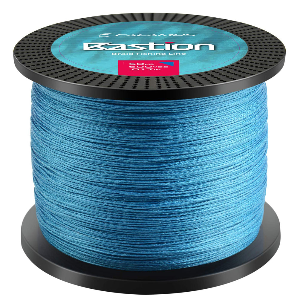 Calamus Bastion Braided Fishing Line, Blue, 150 Yds, 40 Lb (4 Strands)