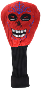 Creative Covers For Golf Skull Golf Headcover, Red