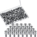 40 Pieces M5 Hex Bolt Socket Tapping Screw Bolts Water Bottle Cage Bolts With Washers For Bike Water Bottle Cage Holder Bracket 