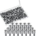 40 Pieces M5 Hex Bolt Socket Tapping Screw Bolts Water Bottle Cage Bolts With Washers For Bike Water Bottle Cage Holder Bracket 