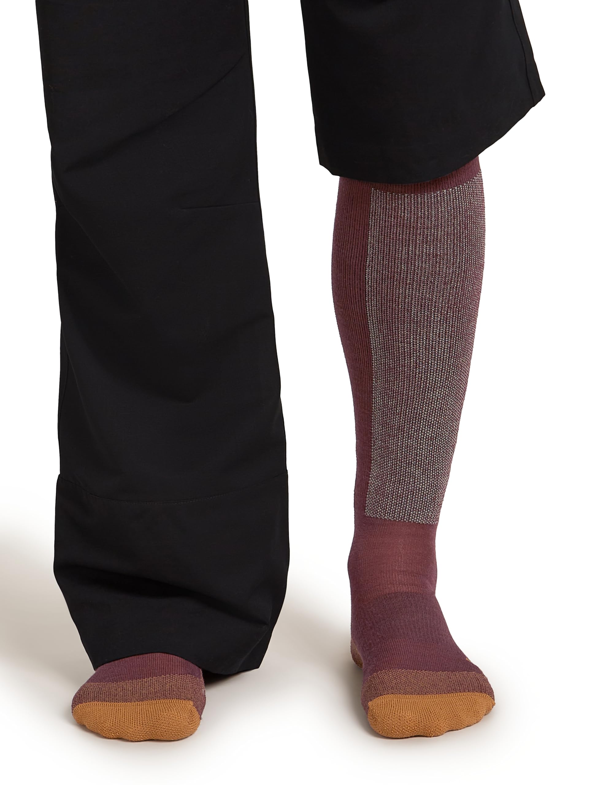 Icebreaker Mens Merino Blend Ski+ Light Over The Calf - Java/Trail/Seaglass - Large