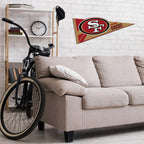 Rico Industries Nfl Football San Francisco 49Ers Soft Felt Pennant - Ez To Hang - Home D  Cor (Game Room, Man Cave, Bed Room)