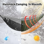 Ultralight Hammock Underquilt For Camping Backpacking, Ayamaya 3 Season Under Quilt Uq For Single Person Hammock Warm Under Blan