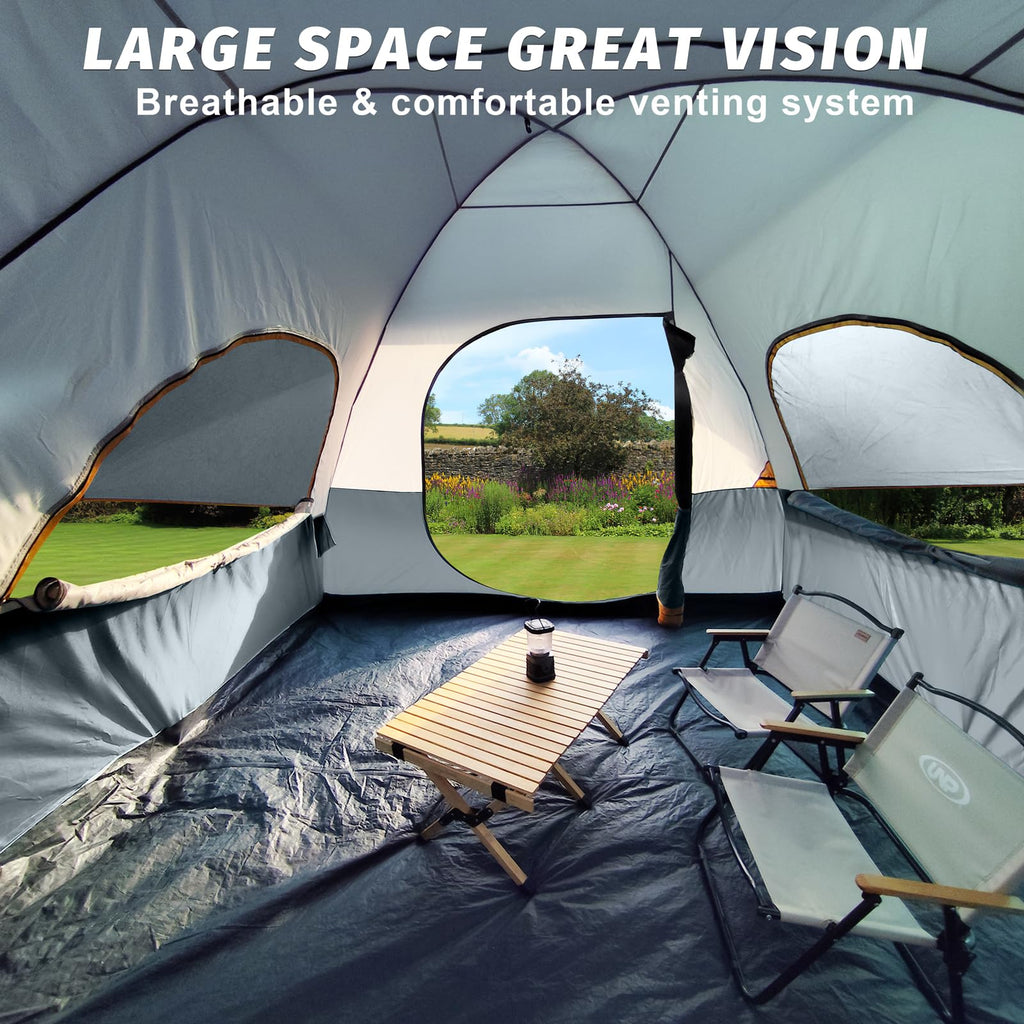 Unp Suv Dome Tent For Camping, Outdoor 6 Person Car Camping Tent, Easy Set Up Suv Tailgate Tent With Rainfly 10' X 10' Vehicle C