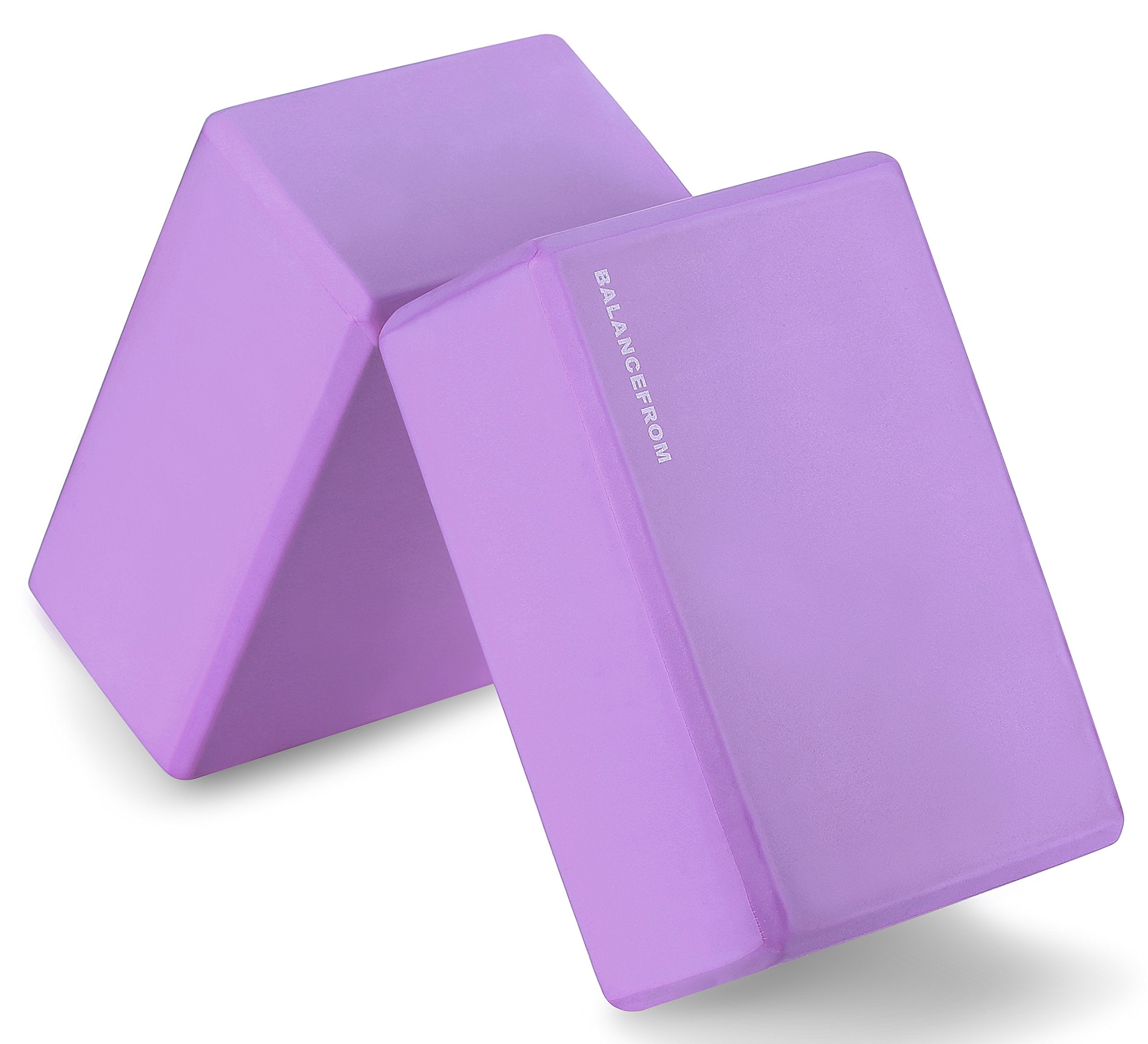 Balancefrom All-Purpose 1/2-Inch Extra Thick High Density Anti-Tear Exercise Yoga Mat With Carrying Strap And Yoga Blocks