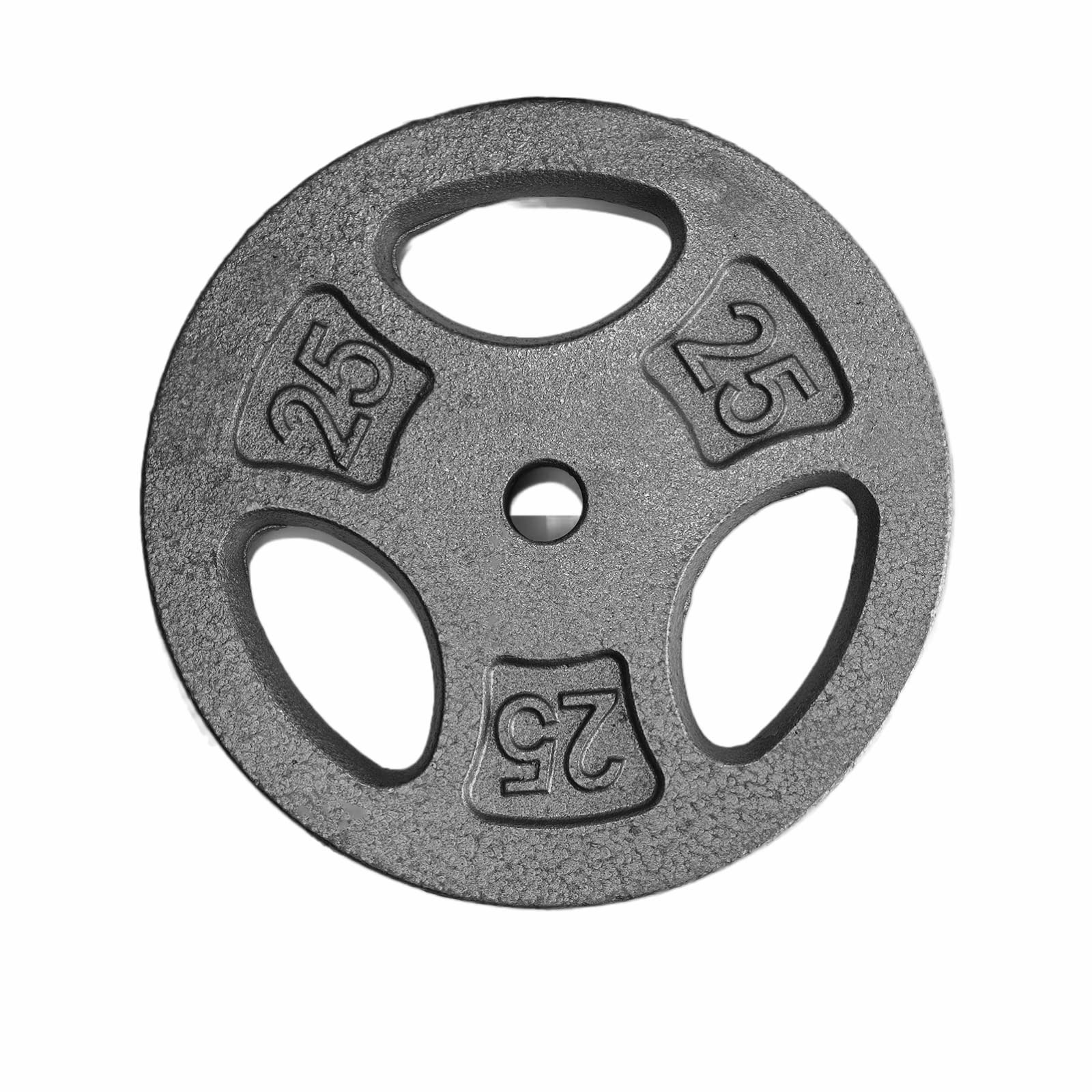 Cap Barbell Standard 1-Inch Grip Weight Plates 25 Lbs Gray, Pack (X1) (Rwpis-025A)