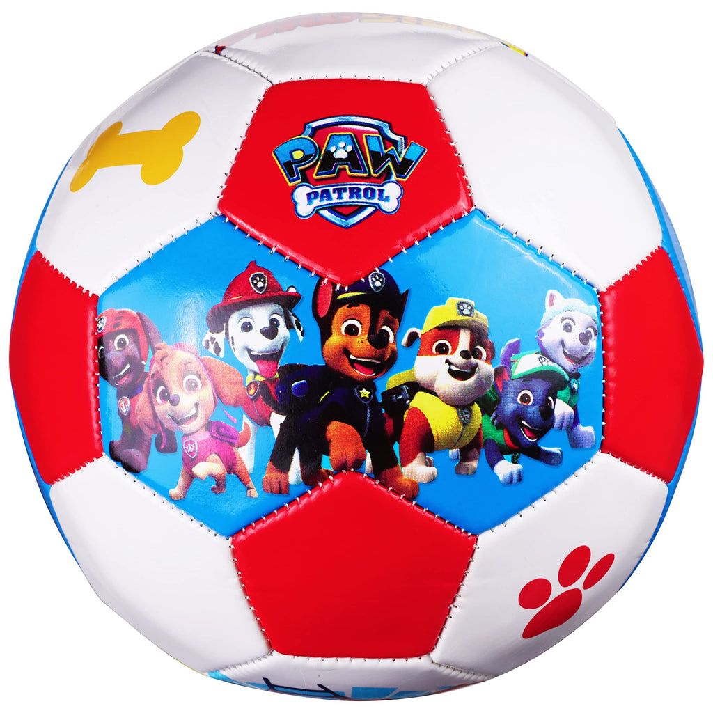 PAW Patrol Kids Soccer Ball Size 3, Marshall, Skye, Everest, and Chase Officially Licensed Futbol for Boys and Girls Soccer Play