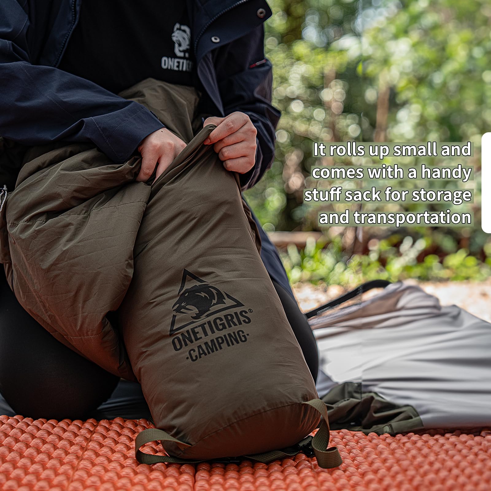 Onetigris Bushcrafter? Sleeping Bags, Mummy Sleeping Bag For Camping Hiking Backpacking, Survival Gear