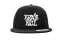 Ernie Ball Black with White Stacked Ernie Ball Logo Hat