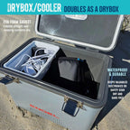 Engel Uc30 30Qt Leak-Proof, Air Tight, Drybox Cooler And Hard Shell Lunchbox For Men And Women In Orange High-Visibility