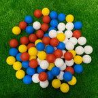 Kofull Golf Practice Ball, Hollow Golf Plastic Ball For Indoor Training -Pack Of 50Pcs (5 Colors Available)(Multicolor)