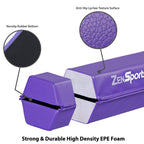 Zeny 6Ft Folding Gymnastics Balance Beam Foam Floor Balance Beam Bar With Anti-Slip Base Walking Beams Home Gymnastics Equipment