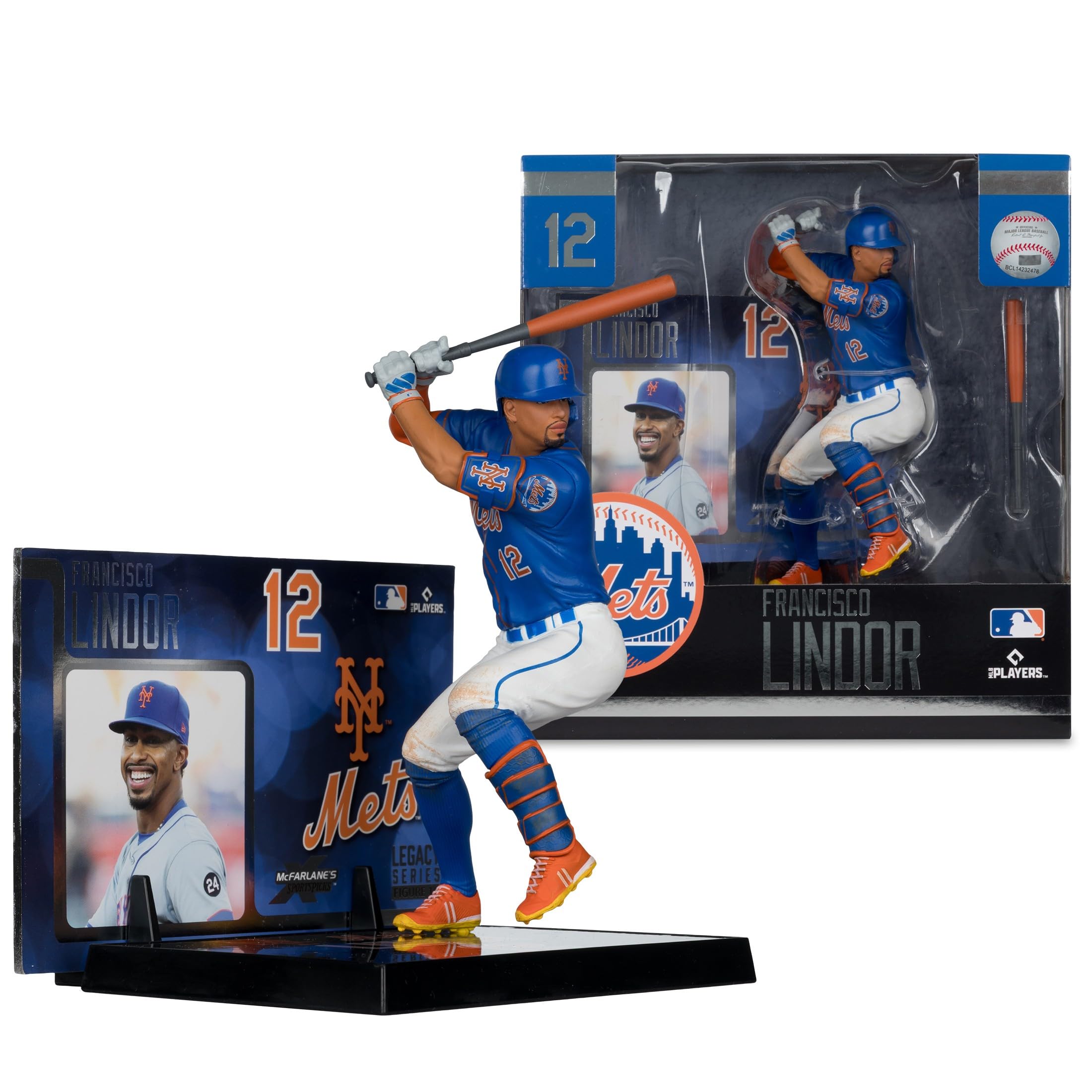 Francisco Lindor (New York Mets) McFarlane MLB 7 Figure