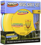 Innova Disc Golf Set - Driver, Mid-Range & Putter, Comfortable Dx Plastic, Colors May Vary (3 Pack)