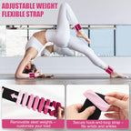 INDEPANDIA Wrist & Ankle Weights for Women and Men, 2lbs Pair Adjustable Silicone Weighted Bangles for Arm & Leg Workouts, Perfe