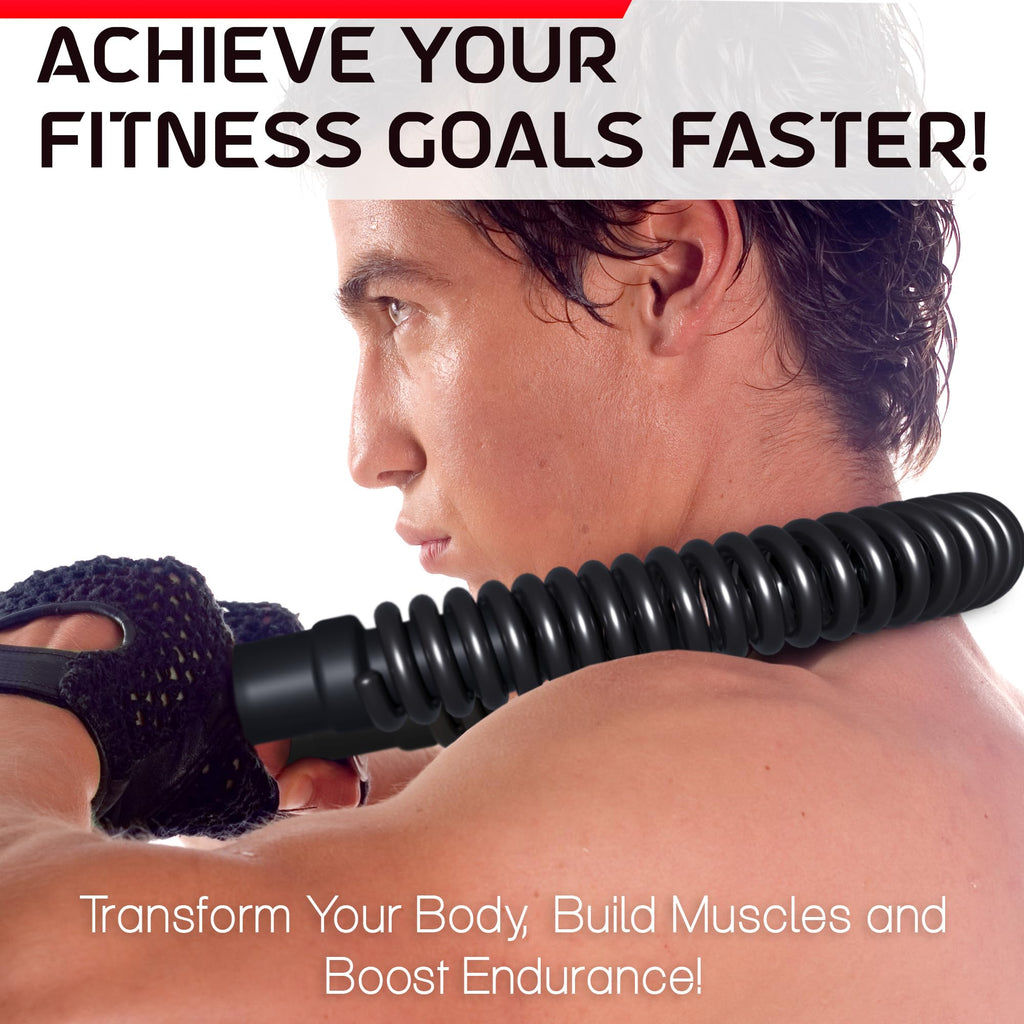 Zenooze Power Twister Bar, Chest Exerciser For Men, The Ultimate Upper Body Chest Workout Equipment For Strengthening Your Chest