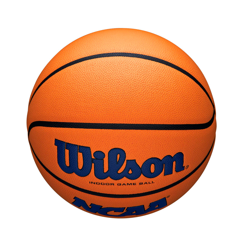 Wilson Ncaa Evo Nxt Official Indoor Game Basketball - Navy/Orange, Size 6-28.5''