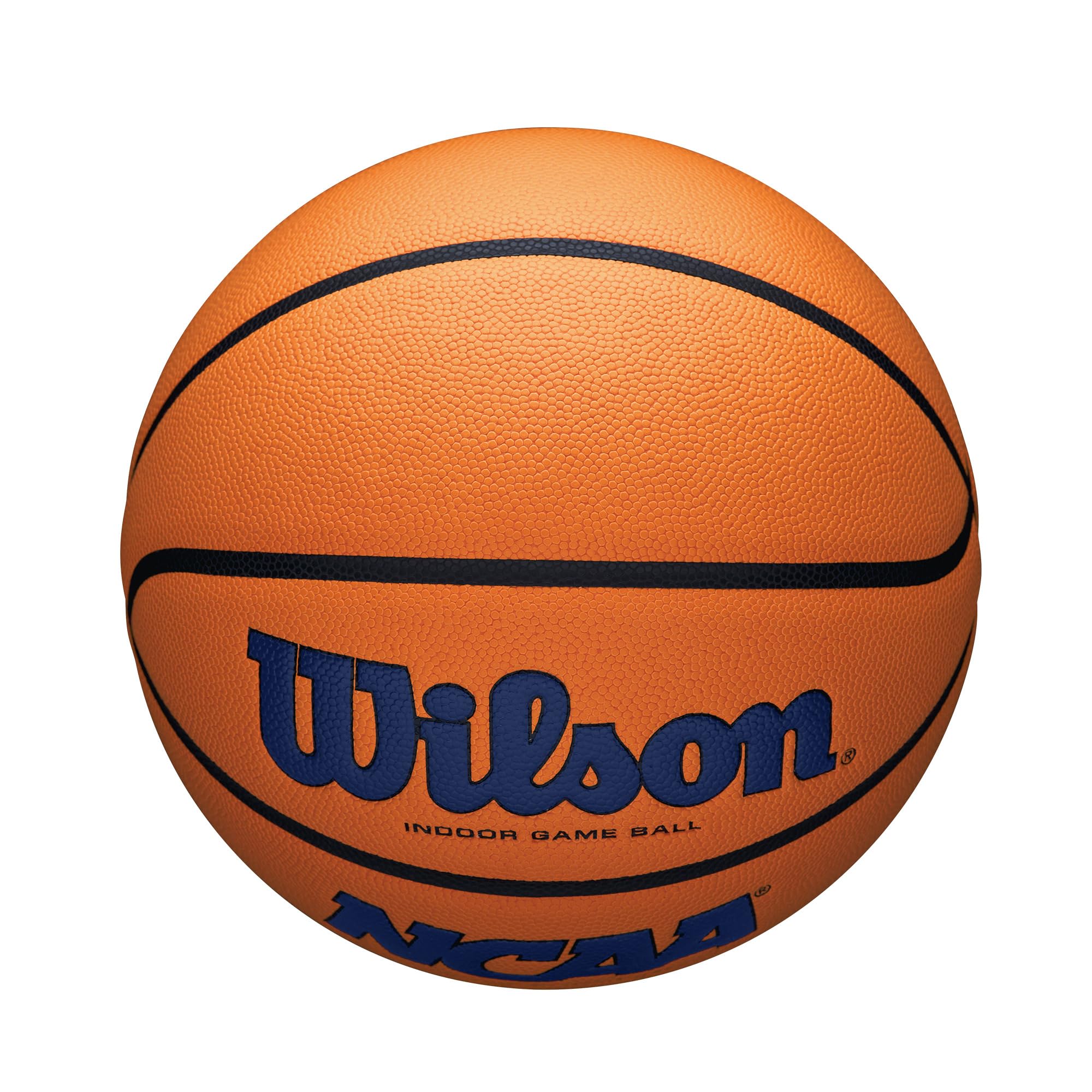 Wilson Ncaa Evo Nxt Official Indoor Game Basketball - Navy/Orange, Size 6-28.5''