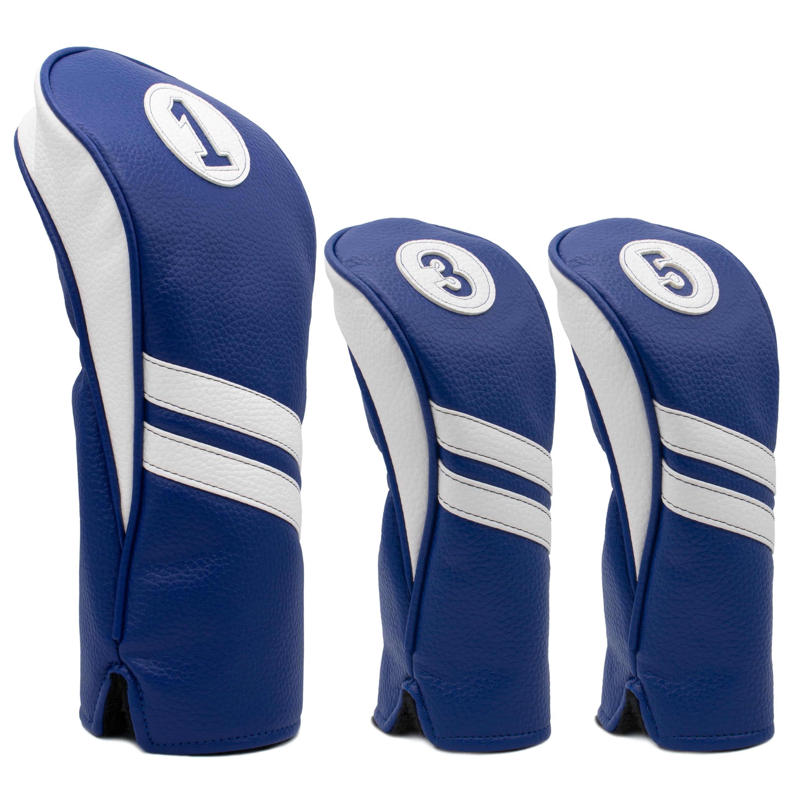 Proactive Sports Vintage Golf Club Head Covers For Driver And Fairway Woods (1,3,5) | Headcovers Fit Up To 460Cc | Classic Leath