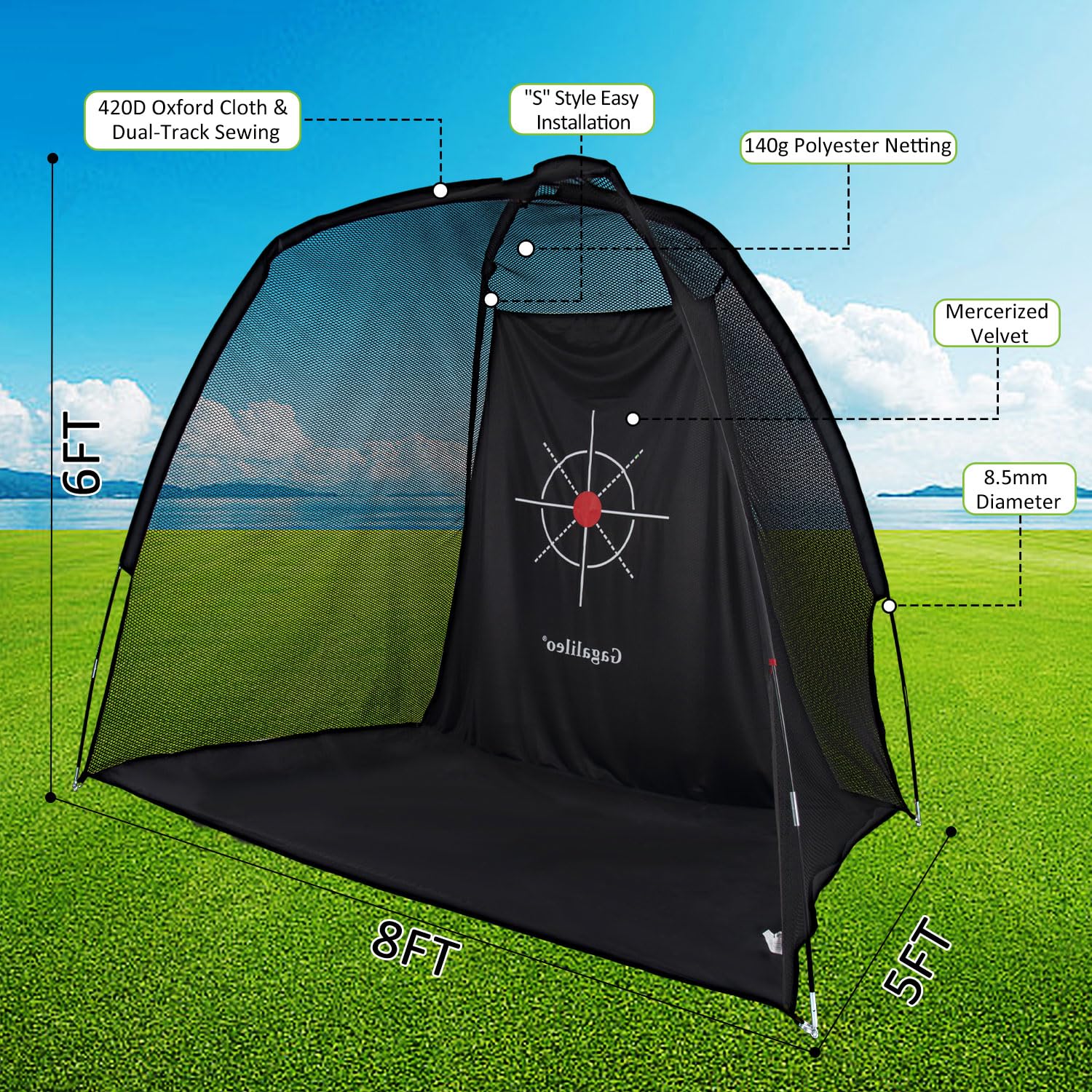 Golf Hitting Practice Nets For Backyard Driving Heavy Duty Men Real Indoor Golf Balls Hitting Pitching Driving Nets For Indoor O