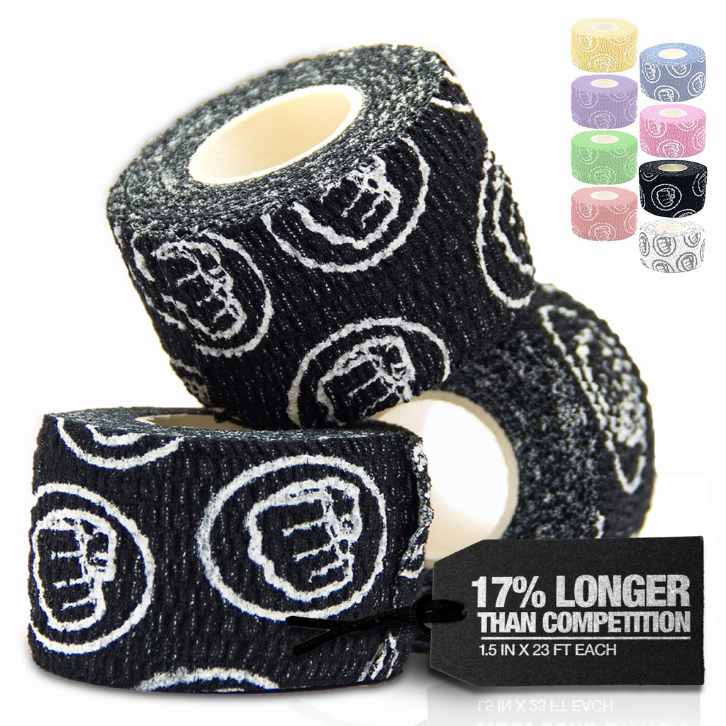 Wod Nation Weightlifting Hook Grip Tape - 3 Pack 23 Feet Long Sticky, Comfortable & Stretchy Athletic Tape For Weight Lifting Fo