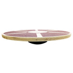 Balancefrom Non-Slip Wooden Wobble Balance Board Core Trainer 15.55-Inch Diameter With 360 Rotation For Stability Training (Burg