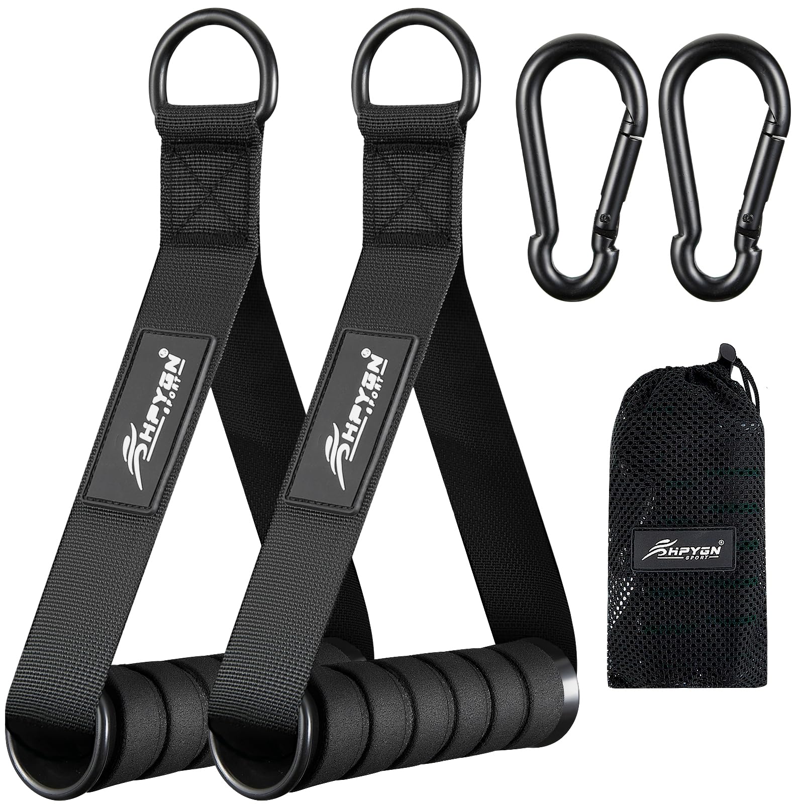 Hpygn Exercise Handles, Gym Equipment Accessories Replacement For Cable Machine Pulleys, Resistance Bands, Weight Lifting, Pilat
