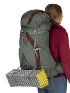 Osprey Eja 58L Womens Ultralight Backpacking Backpack, Purple Dusk, WM/L