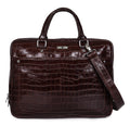 Urban Forest Zane Brown Printed Leather Messenger Bag For Men