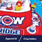 Wow World Of Watersports Float Fridge 30 Can Capacity Inflatable Cooler, 11-2000
